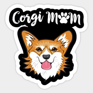 Corgi Mom (248) Sticker